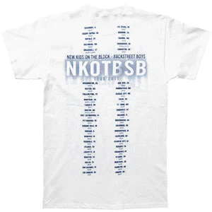 New Kids On The Block Last Names 2011 Tour T-shirt - Image 2