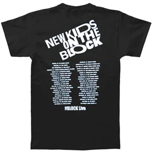 New Kids On The Block Retro Stripes Tour T-shirt - Image 2