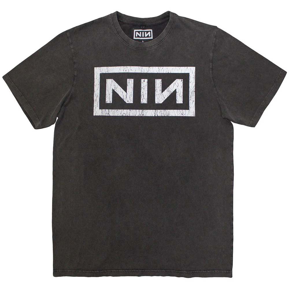 Nine Inch Nails Classic Logo Stone Wash T-shirt