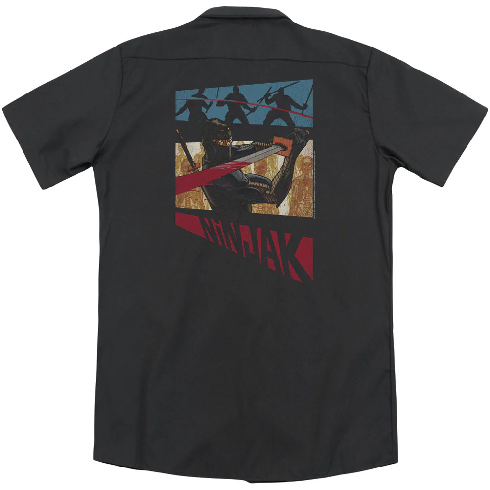 Ninjak Panel(Back Print) Workshirt - Image 2