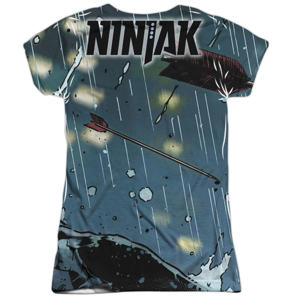 Ninjak Raining Arrows Sublimation Junior Top - Image 2