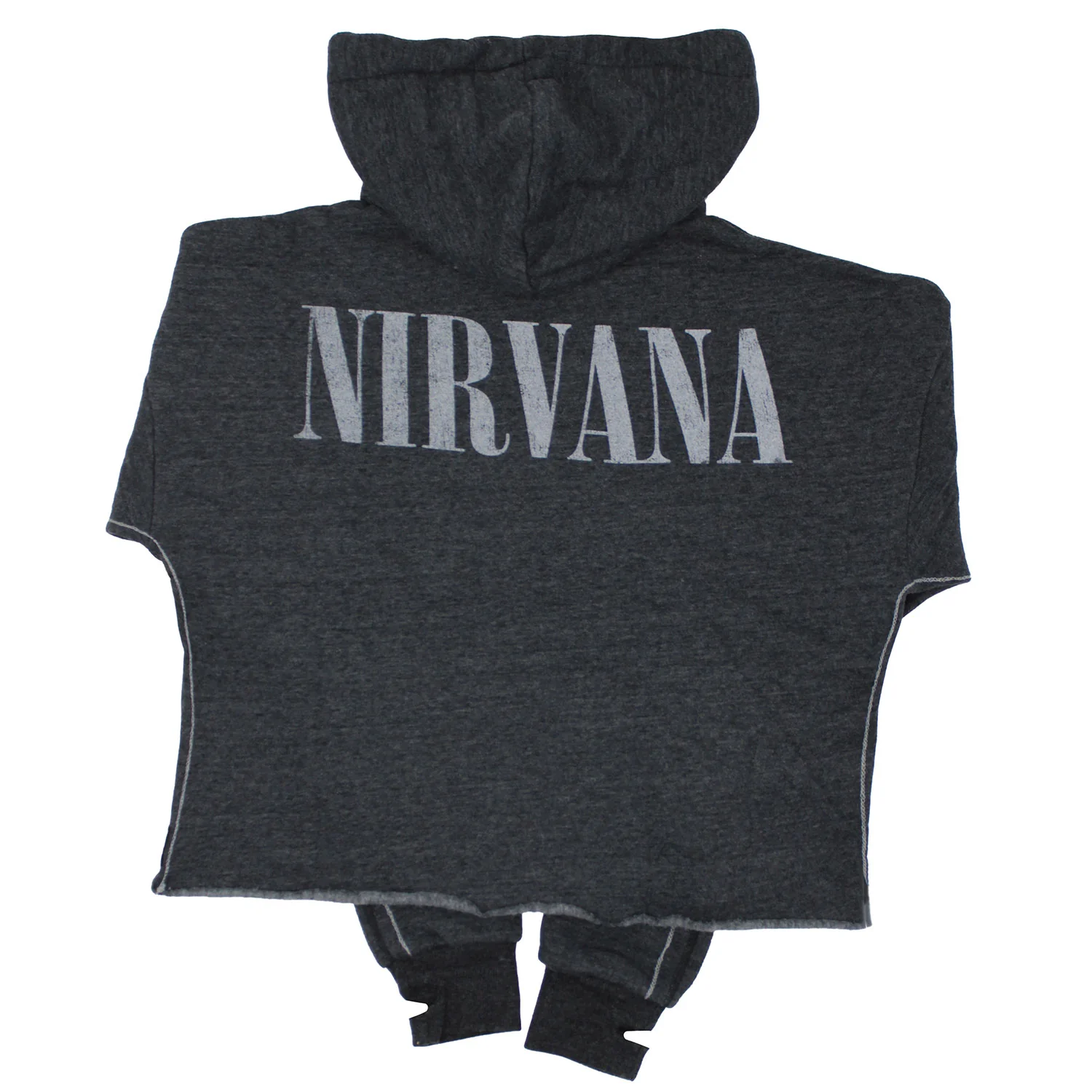 Nirvana Crop Hoodie by TRUNK LTD Girls Jr Hooded Sweatshirt - Image 2