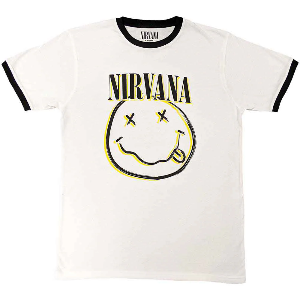 Nirvana Double Happy Face T-shirt