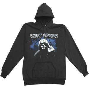 Nirvana Kurt Cobain Flip Off Hooded Sweatshirt