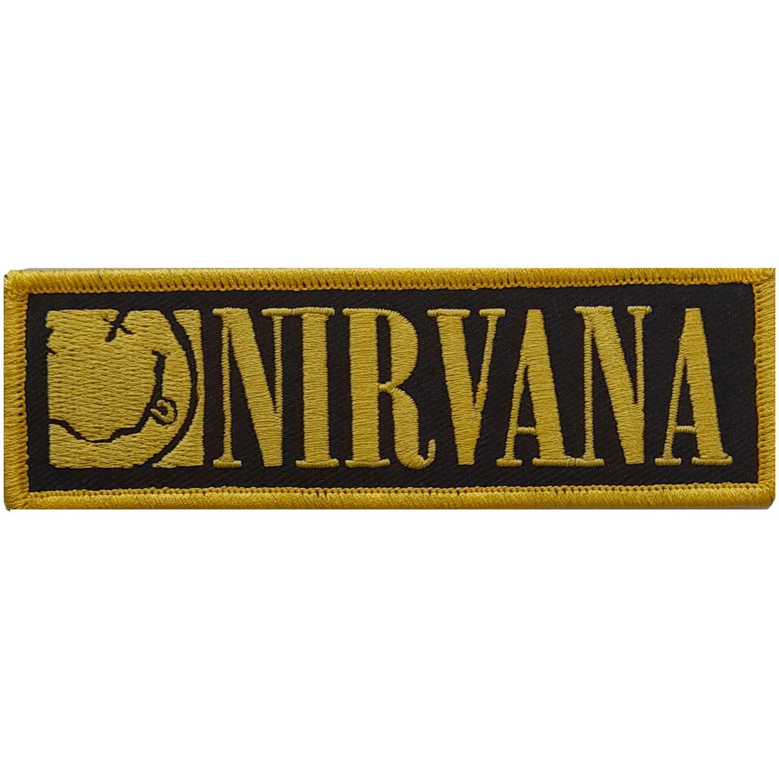 Nirvana Logo & Smiley Woven Patch