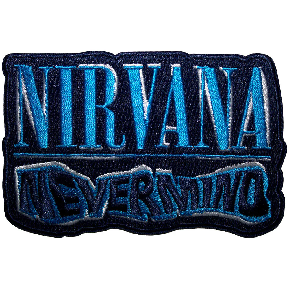 Nirvana Nevermind Wavy Cut-out Woven Patch