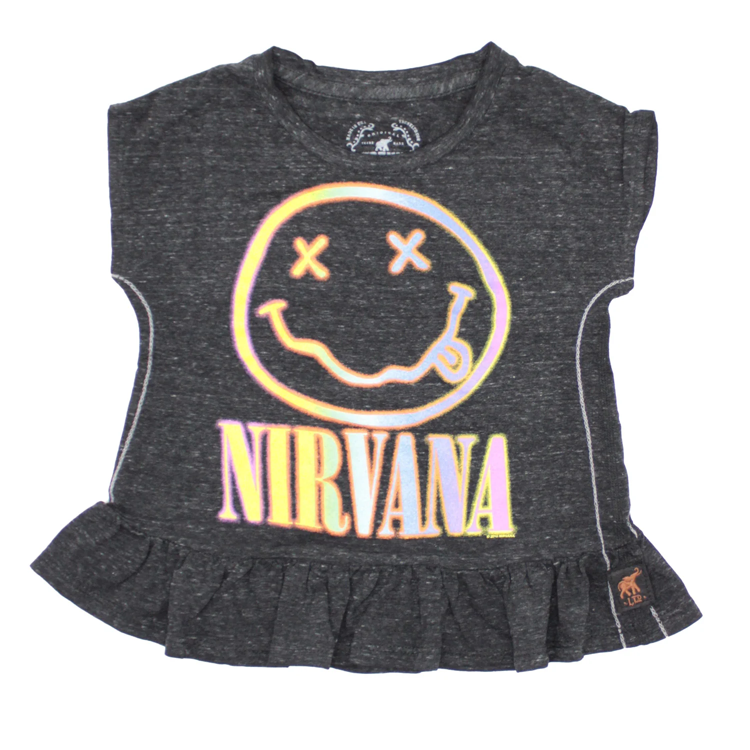 Nirvana Pastel Smile by TRUNK LTD Ruffled Youth Baby Doll Dress