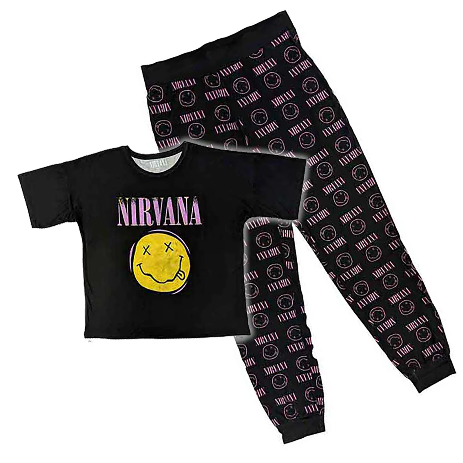 Nirvana Xerox Smile Pink Loungewear