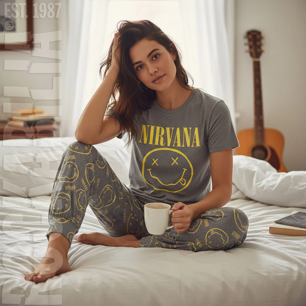 Nirvana Yellow Smile Loungewear - Image 3