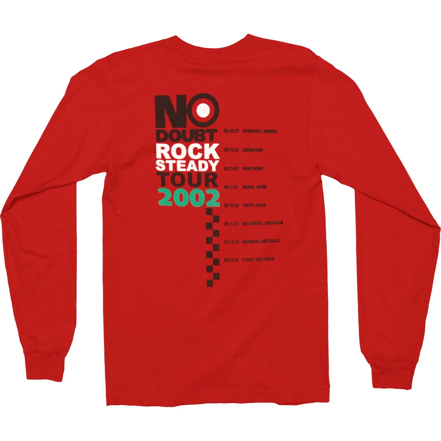 No Doubt Group on Red Long Sleeve - Image 2