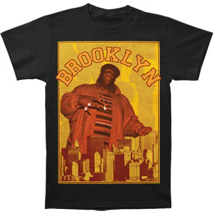 Notorious B.I.G. Brooklyn Logo Skyline Pose T-shirt