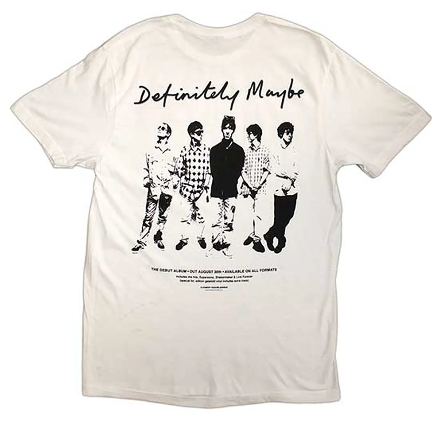 Oasis Definitely Maybe Promo T-shirt - Image 2