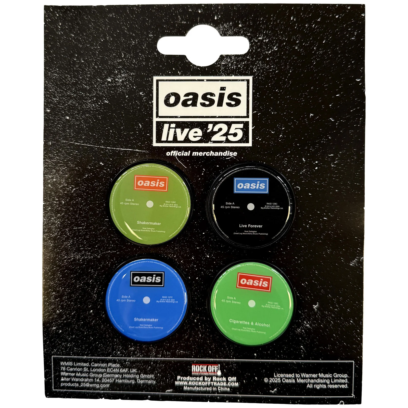Oasis Single Discs Magnet