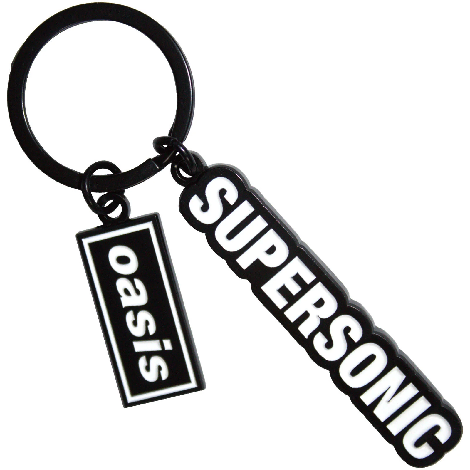 Oasis Supersonic Decca Logo Charm Metal Key Chain