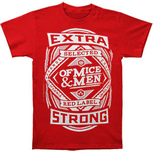 Of Mice & Men Red Label T-shirt