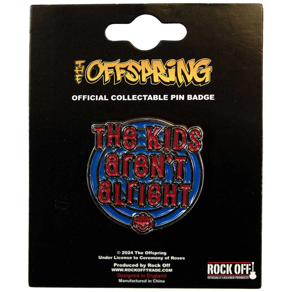 Offspring The Kids Aren't Alright Pewter Pin Badge