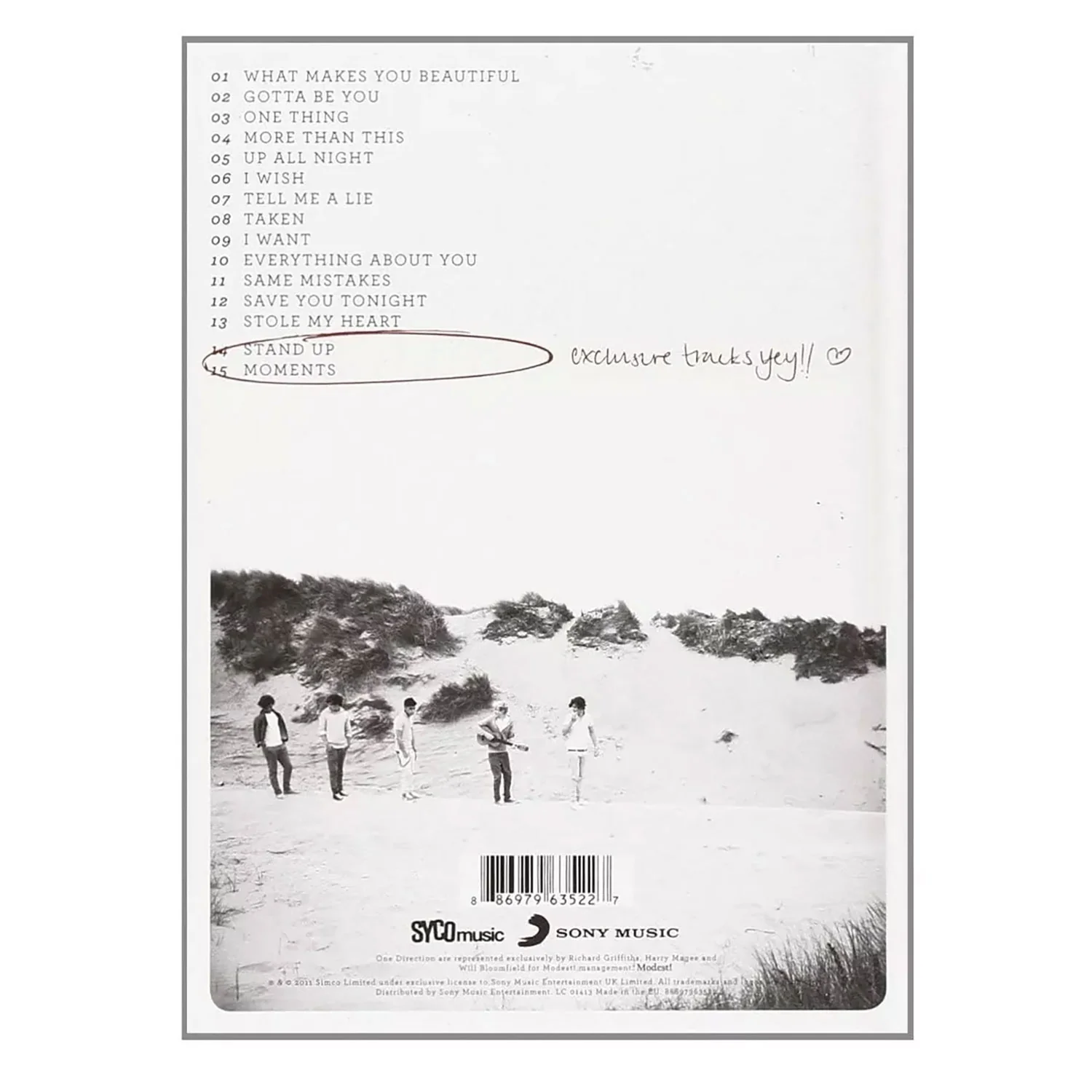 One Direction Up All Night Limited Yearbook Edition CD - Image 3