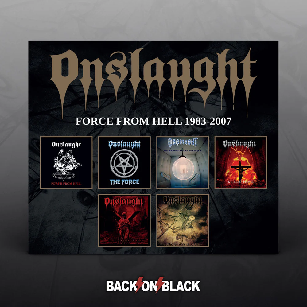Onslaught Force From Hell 1983 -2007 (6cd) Compact Disc Box Set CD