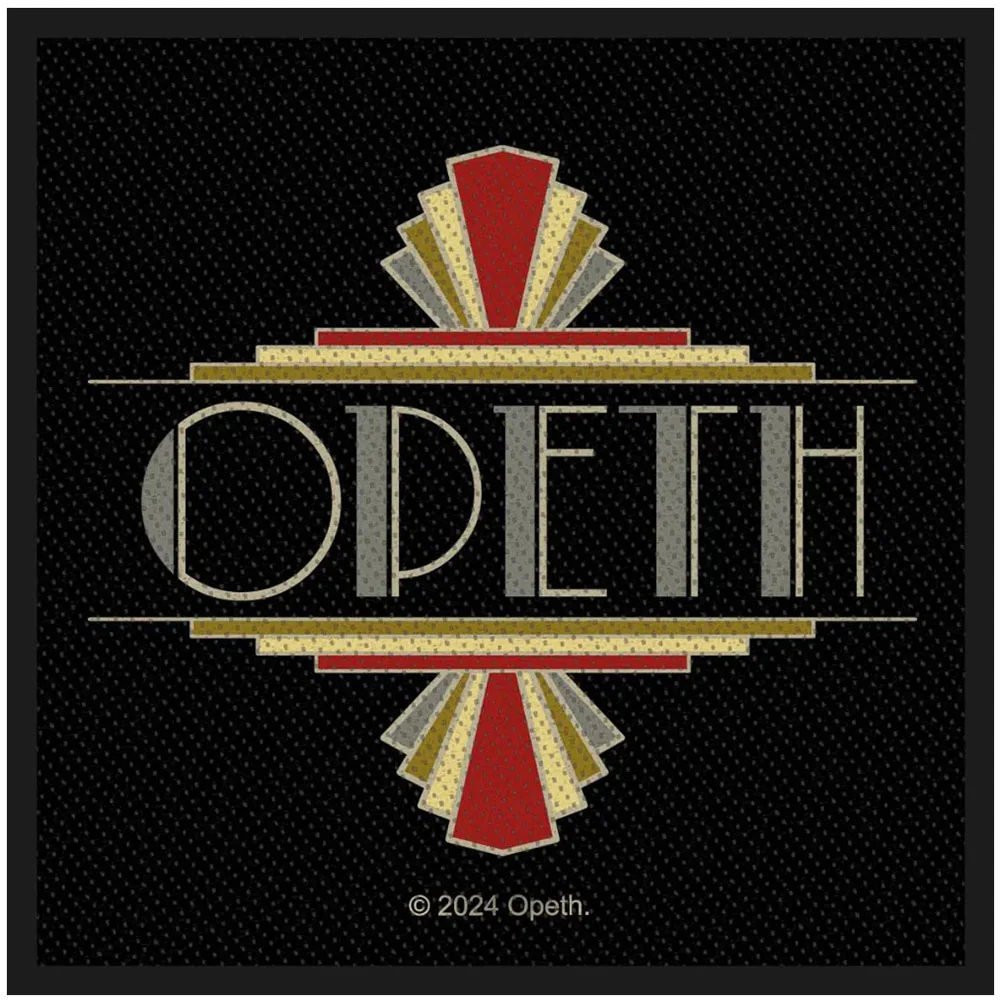 Opeth Art Deco Logo Woven Patch