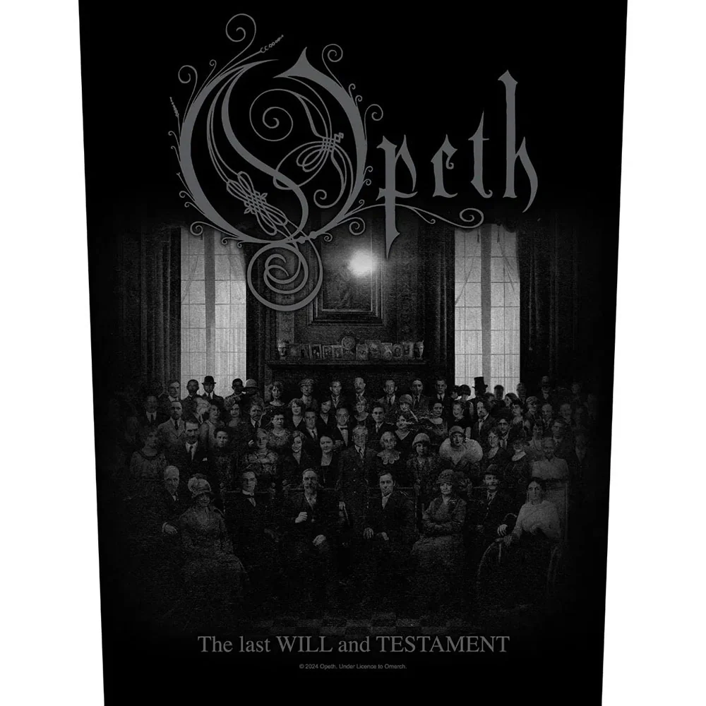 Opeth The Last Will And Testament Back Patch