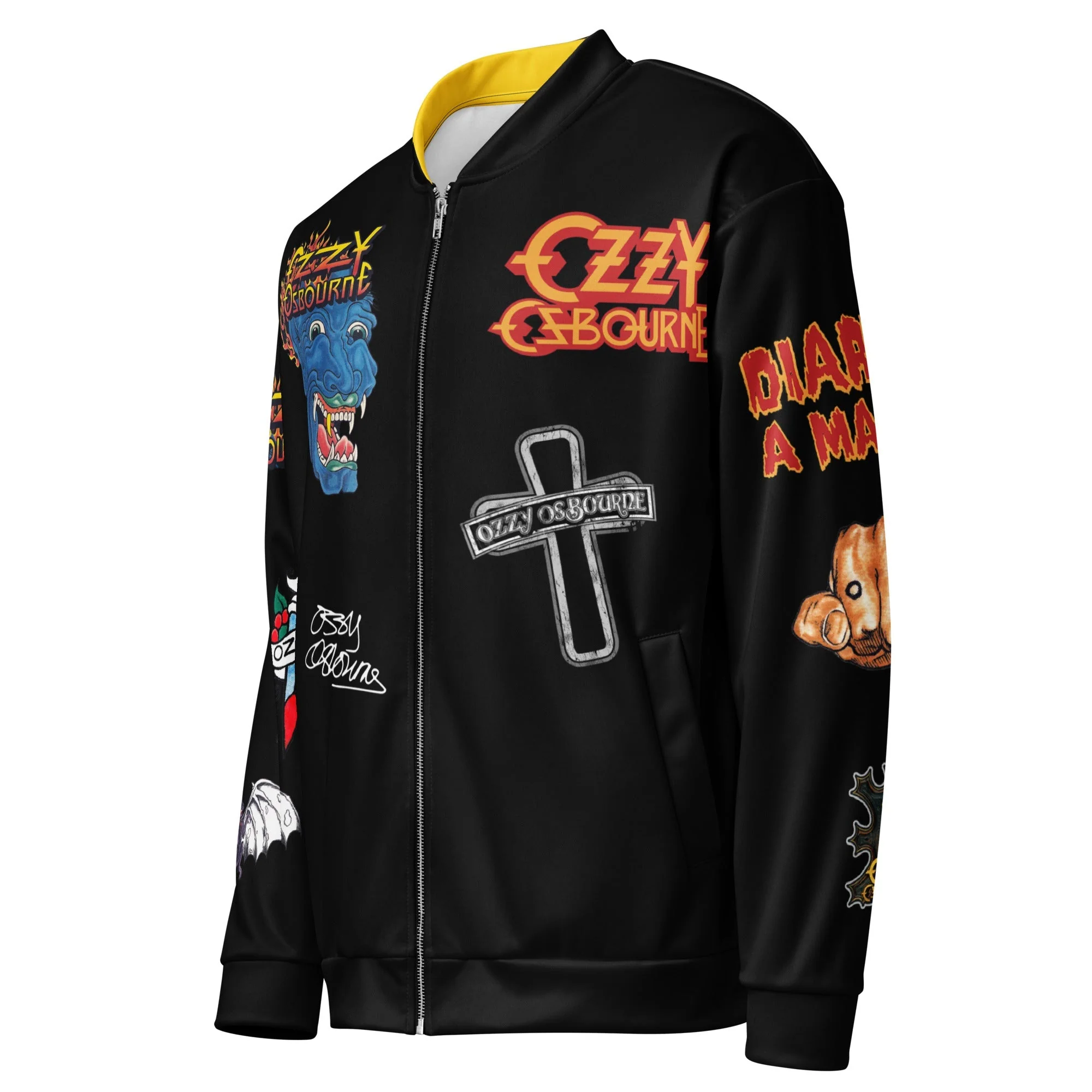 Ozzy Osbourne - Masked Singer Unisex Bomber Jacket - Image 5