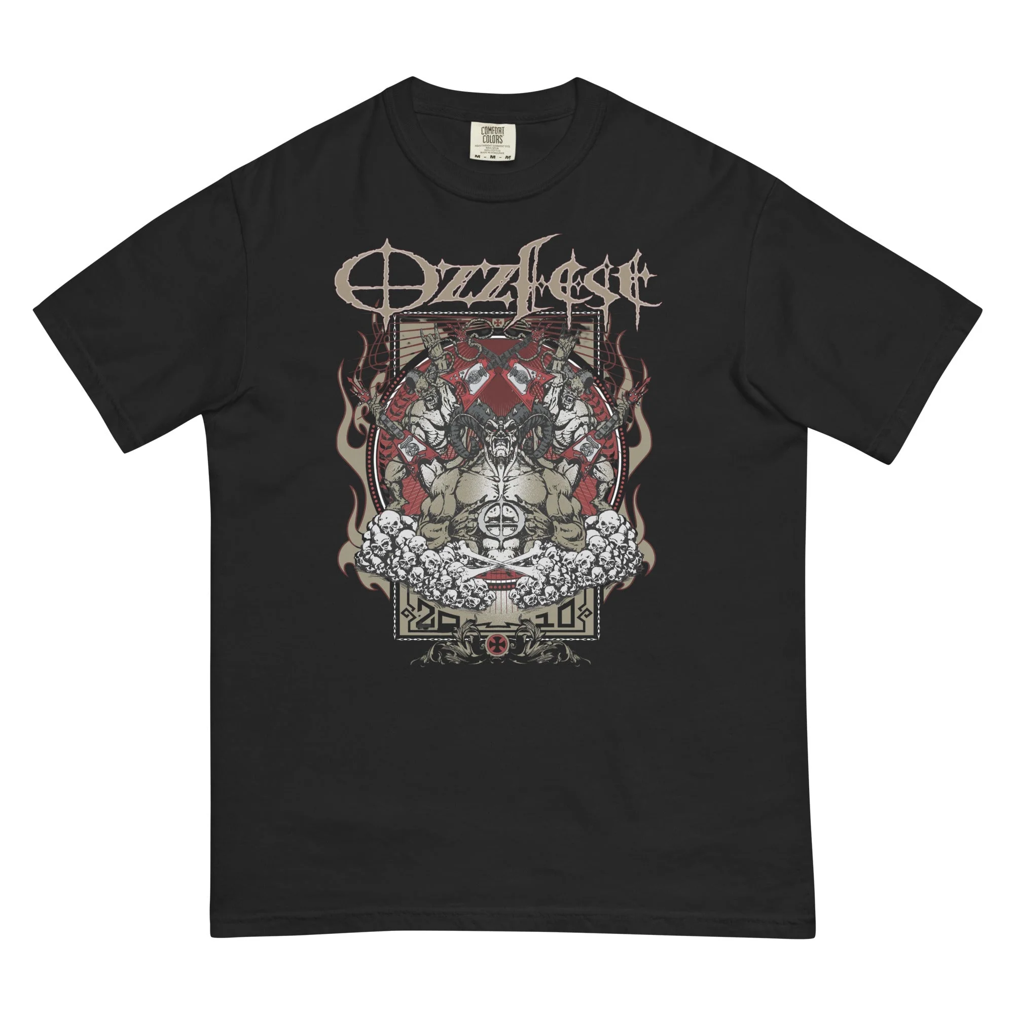 Ozzy Osbourne - Vintage 2010 Ozzfest Mineral Wash T-Shirt