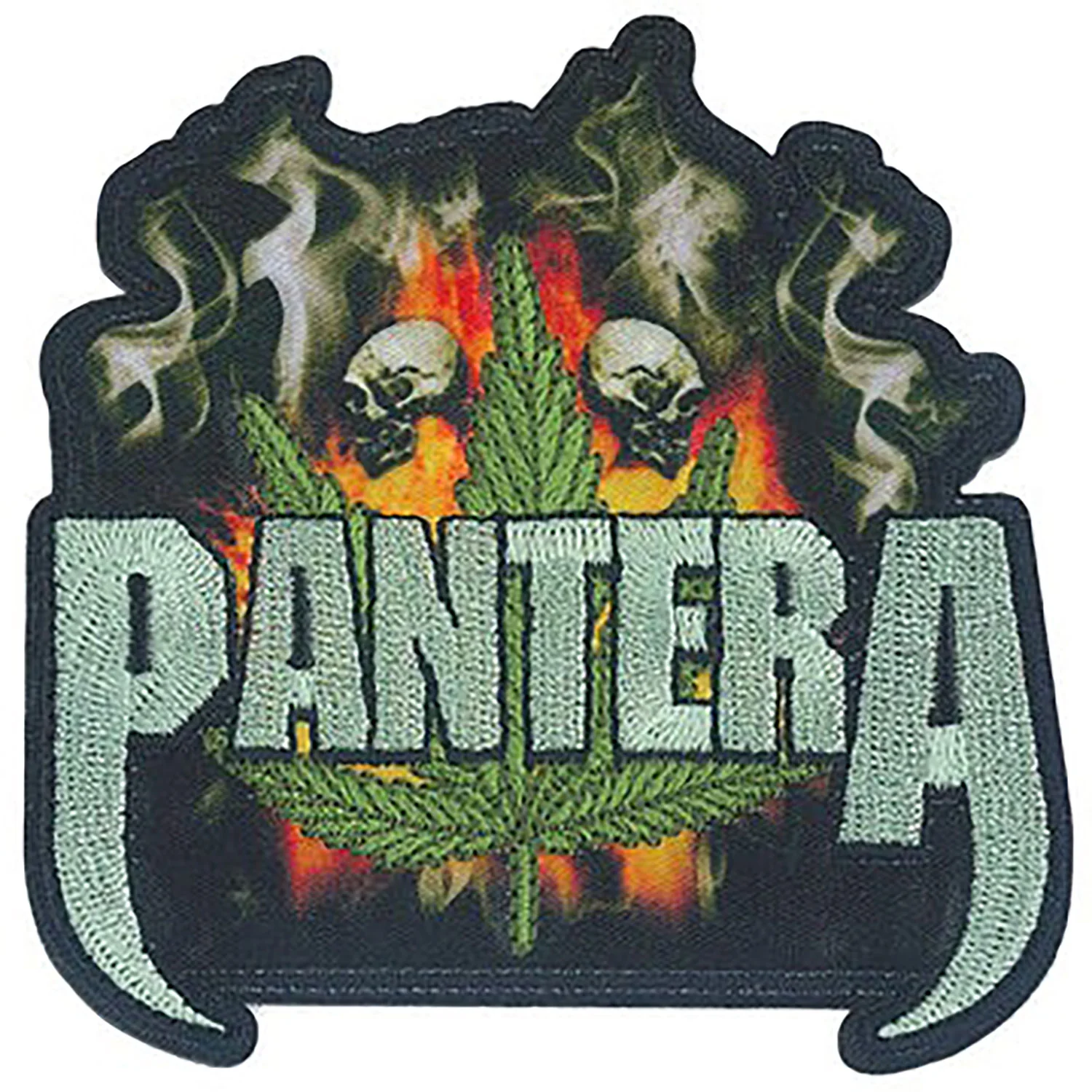 Pantera Cannabis Smoke Embroidered Patch