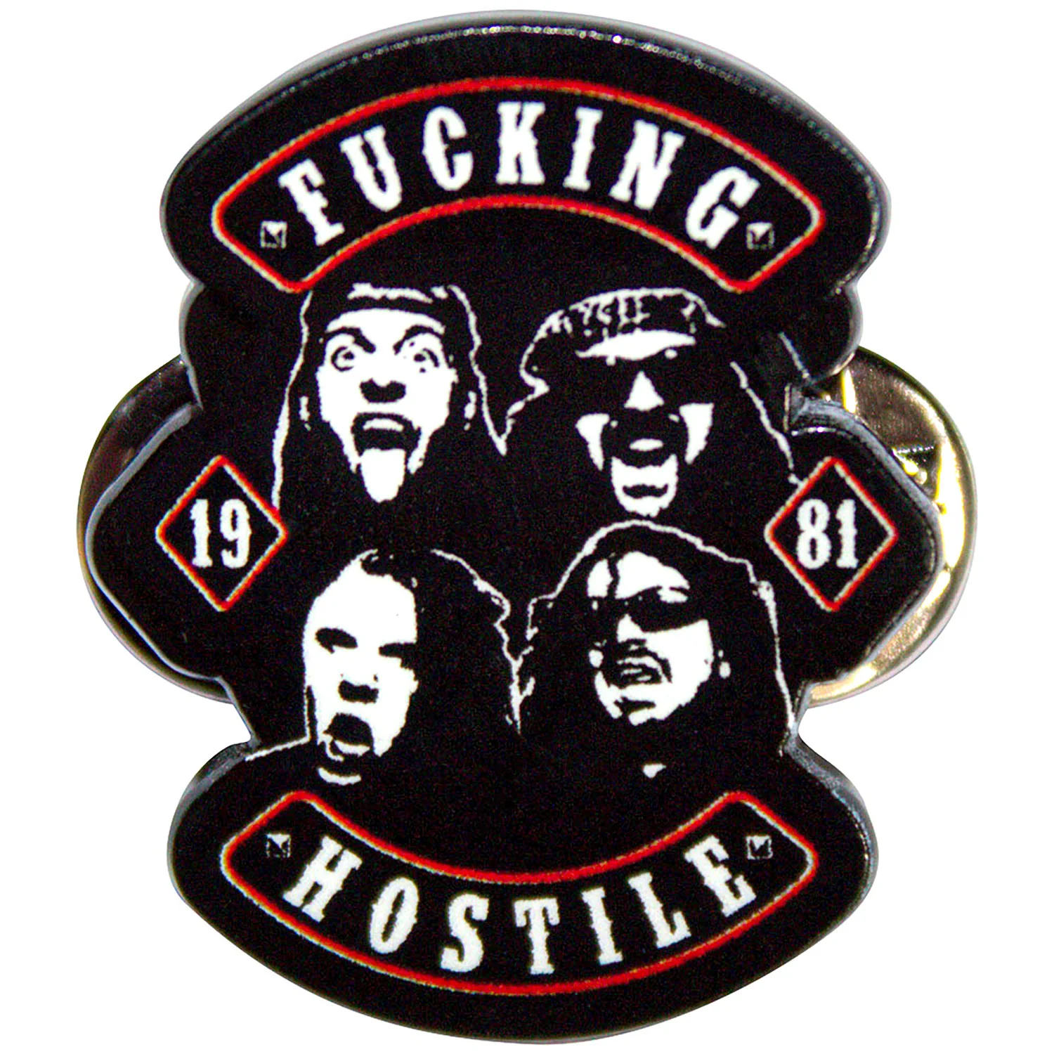 Pantera Hostile Pewter Pin Badge