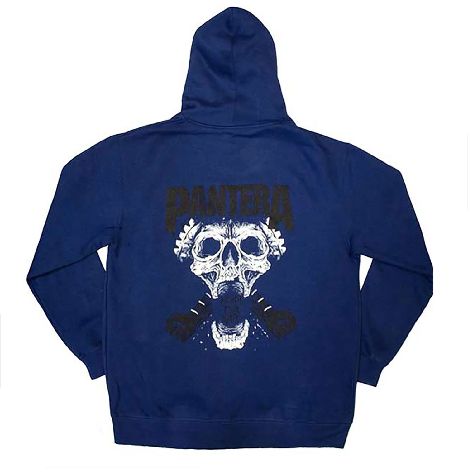 Pantera Mouth For War B&w Hooded Sweatshirt - Image 2