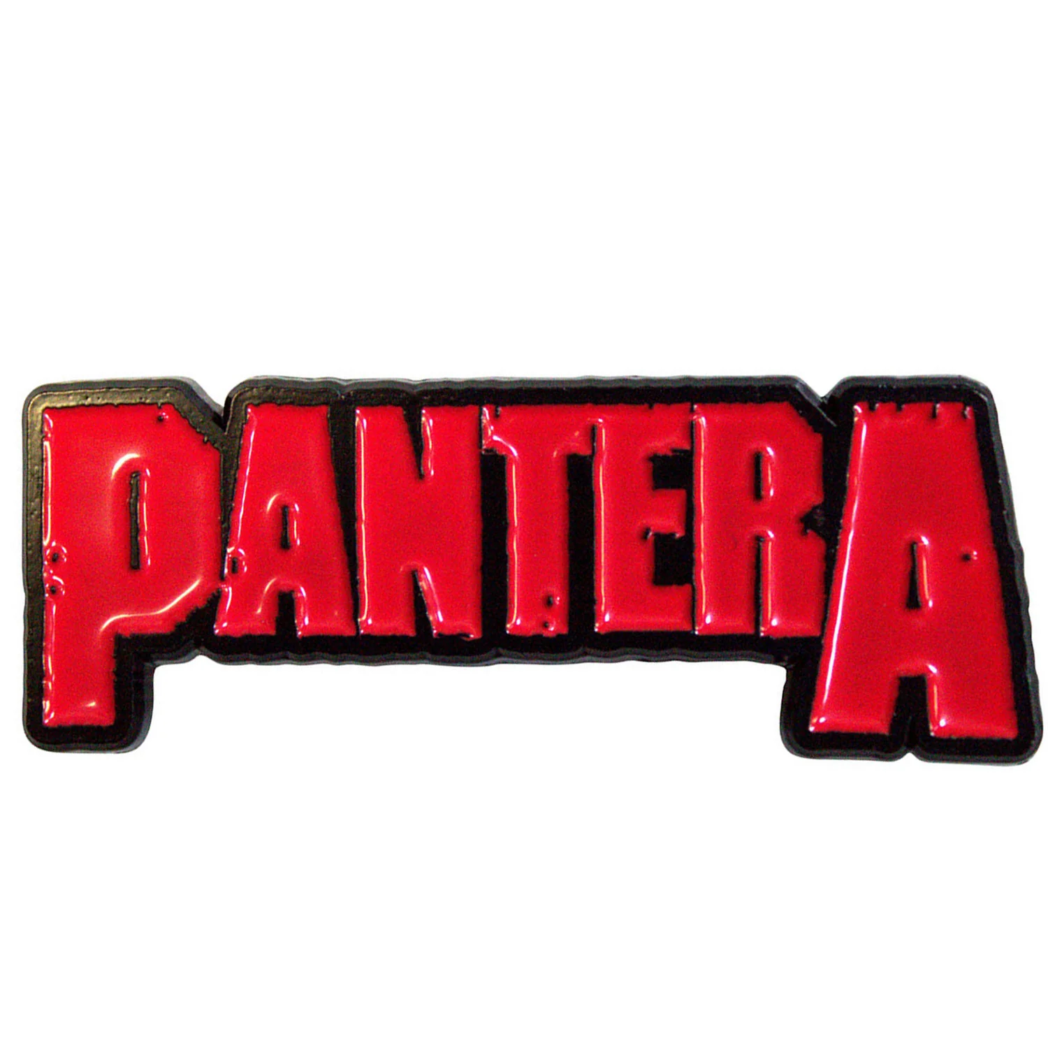 Pantera Red Logo Pewter Pin Badge