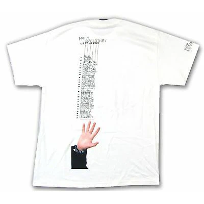 Paul Mccartney Jumping Us Tour 2005 T-shirt - Image 2