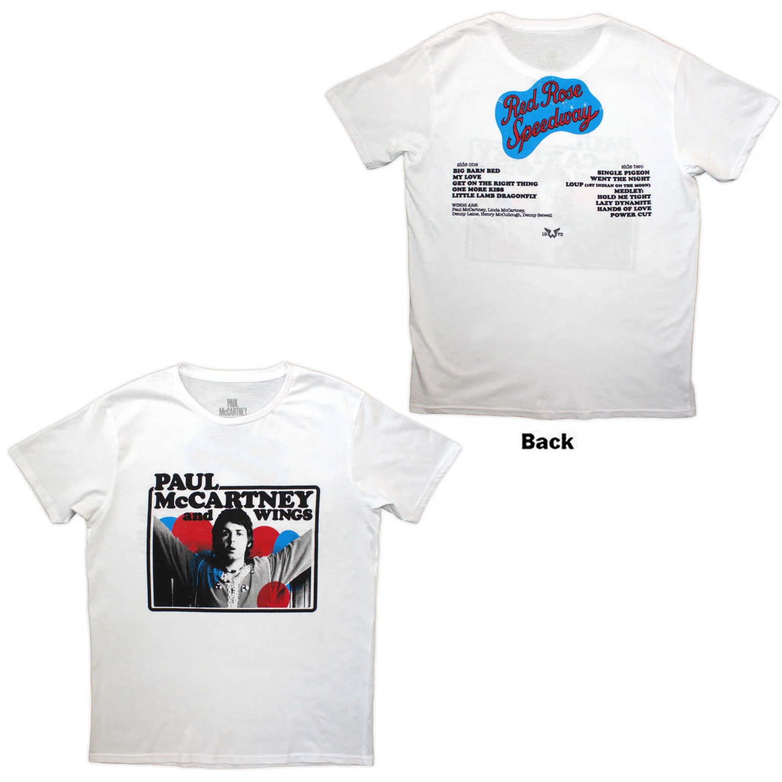 Paul Mccartney Photo Rose T-shirt