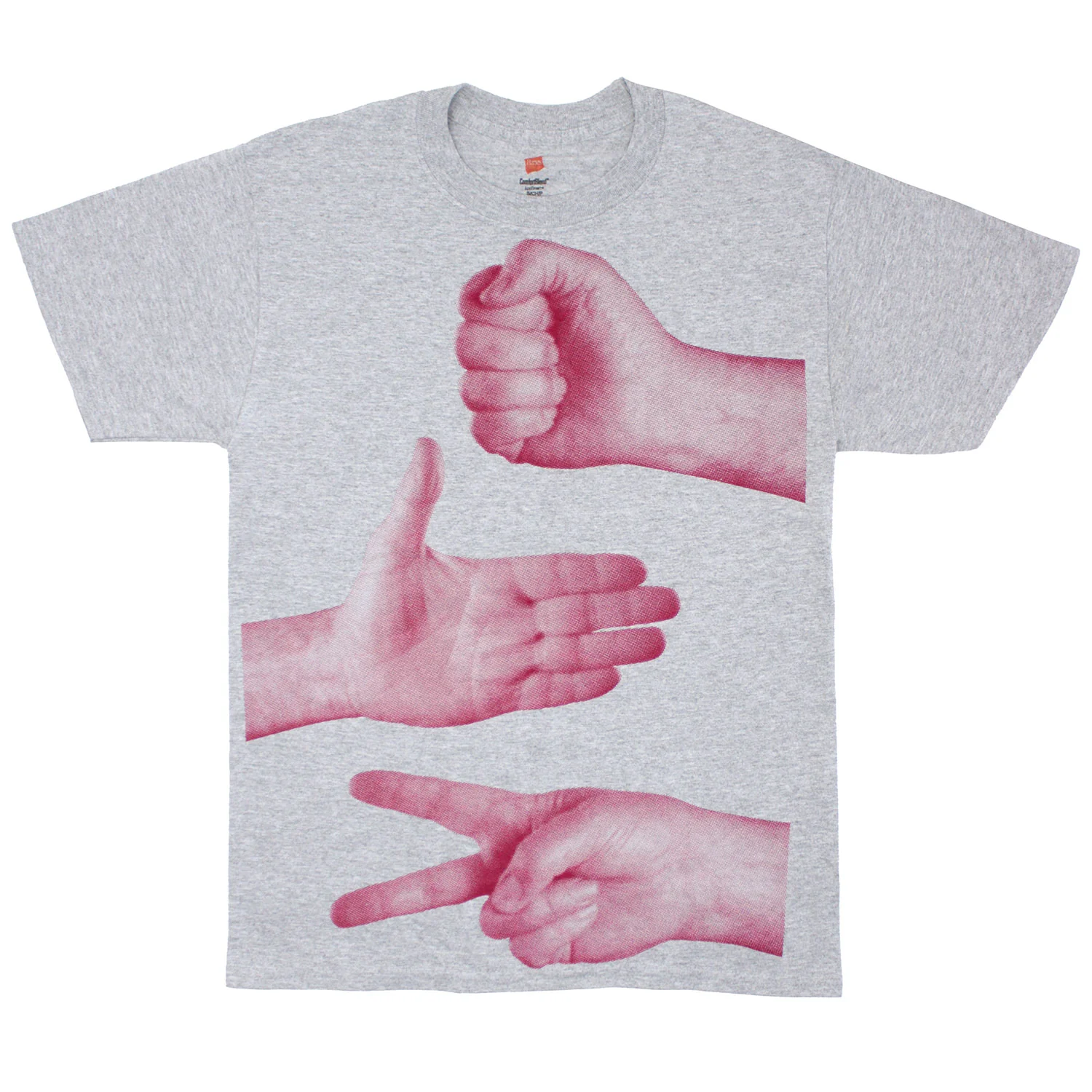 Peter Gabriel Jumbo Print Sign Language Hands Photo T-shirt