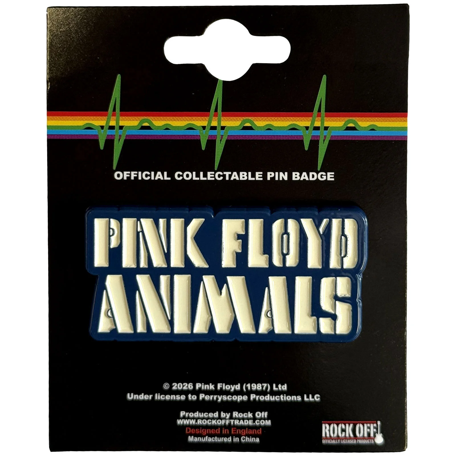 Pink Floyd Animals Logo Pewter Pin Badge