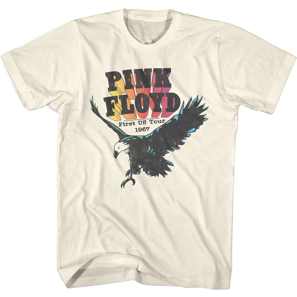 Pink Floyd Pink Floyd First Us Tour Comfort Color T-shirt