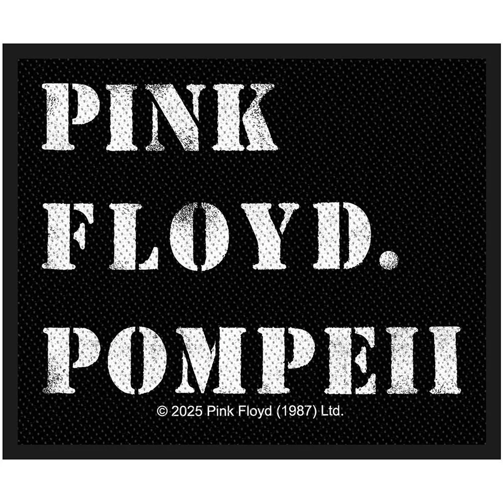 Pink Floyd Stencil Logo Woven Patch