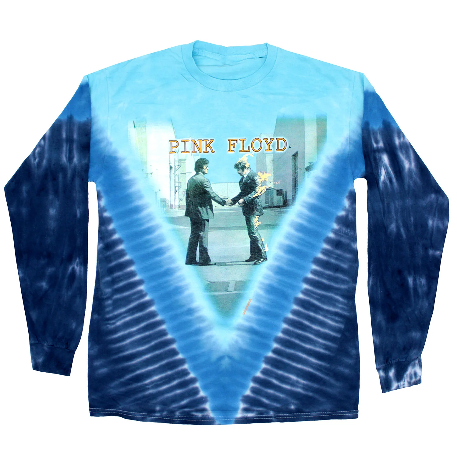 Pink Floyd Wish You Were Here Tie Dye  Long Sleeve