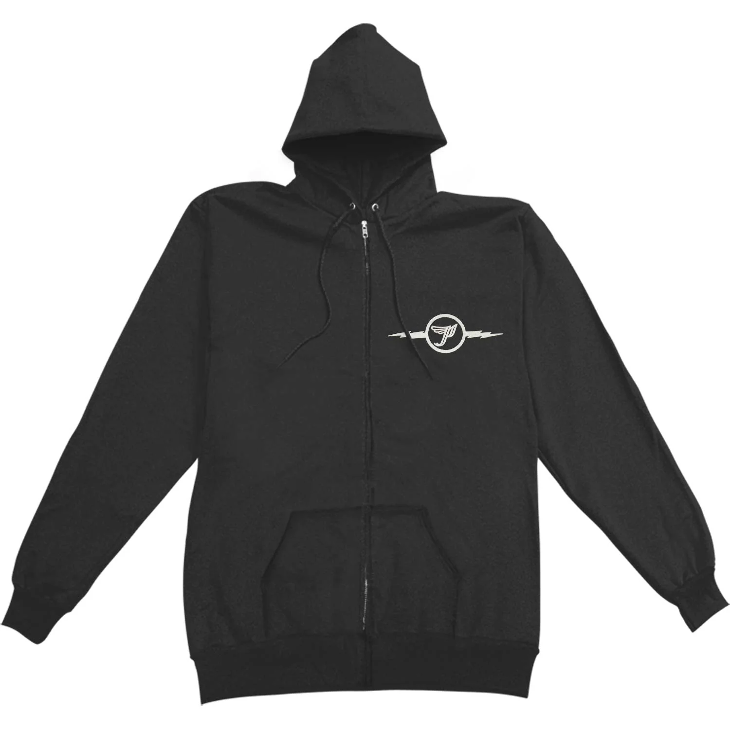 Pixies Trompe Zippered Hooded Sweatshirt