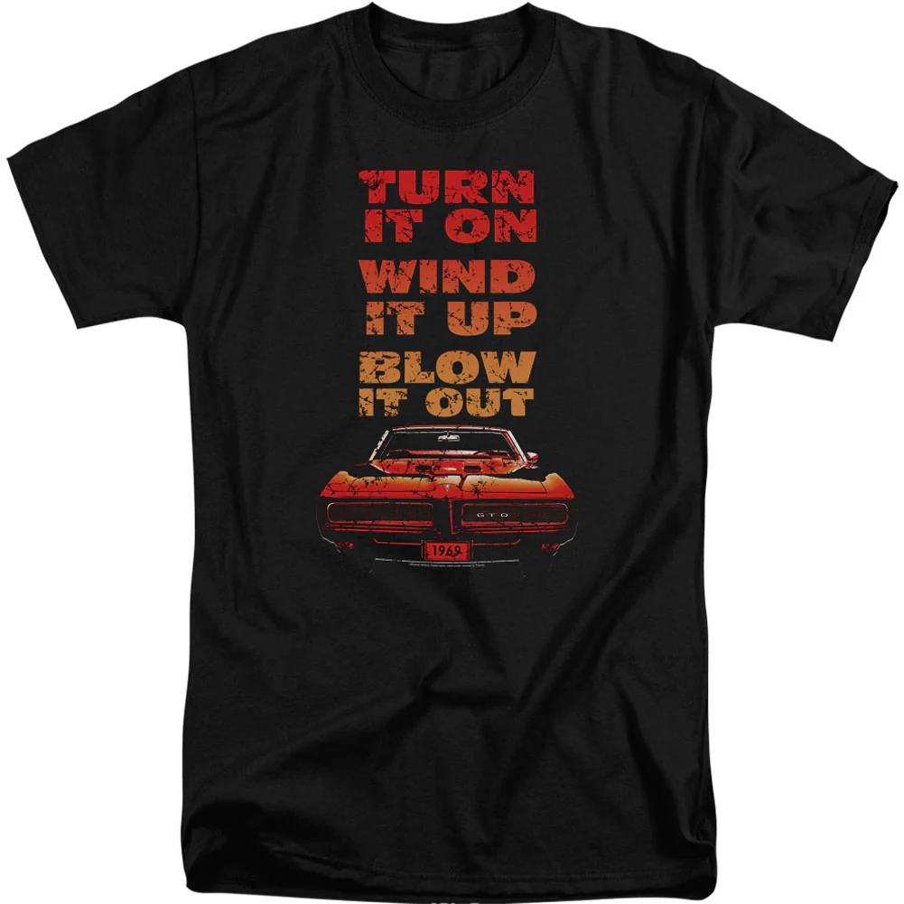 Pontiac Blow It Out Gto Adult Tall T-shirt Tall