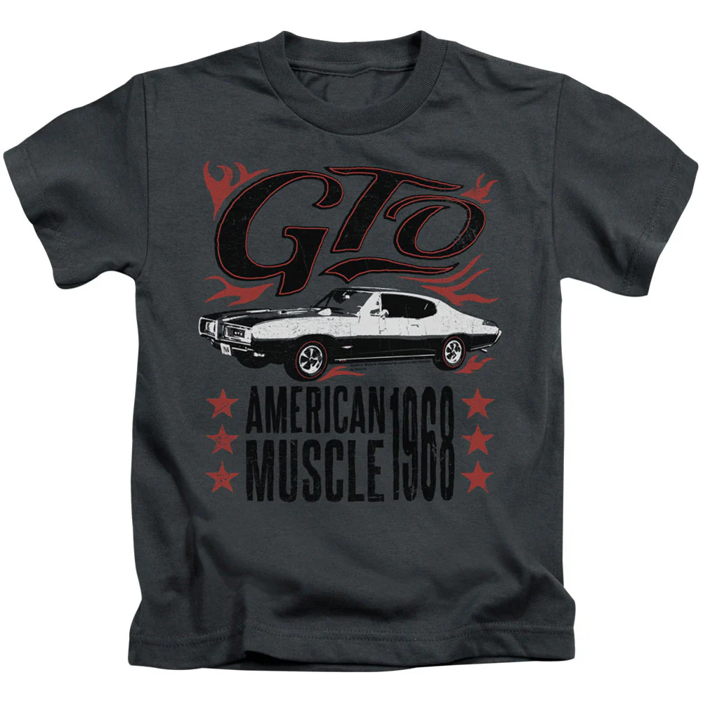 Pontiac Gto Flames Juvenile Childrens T-shirt