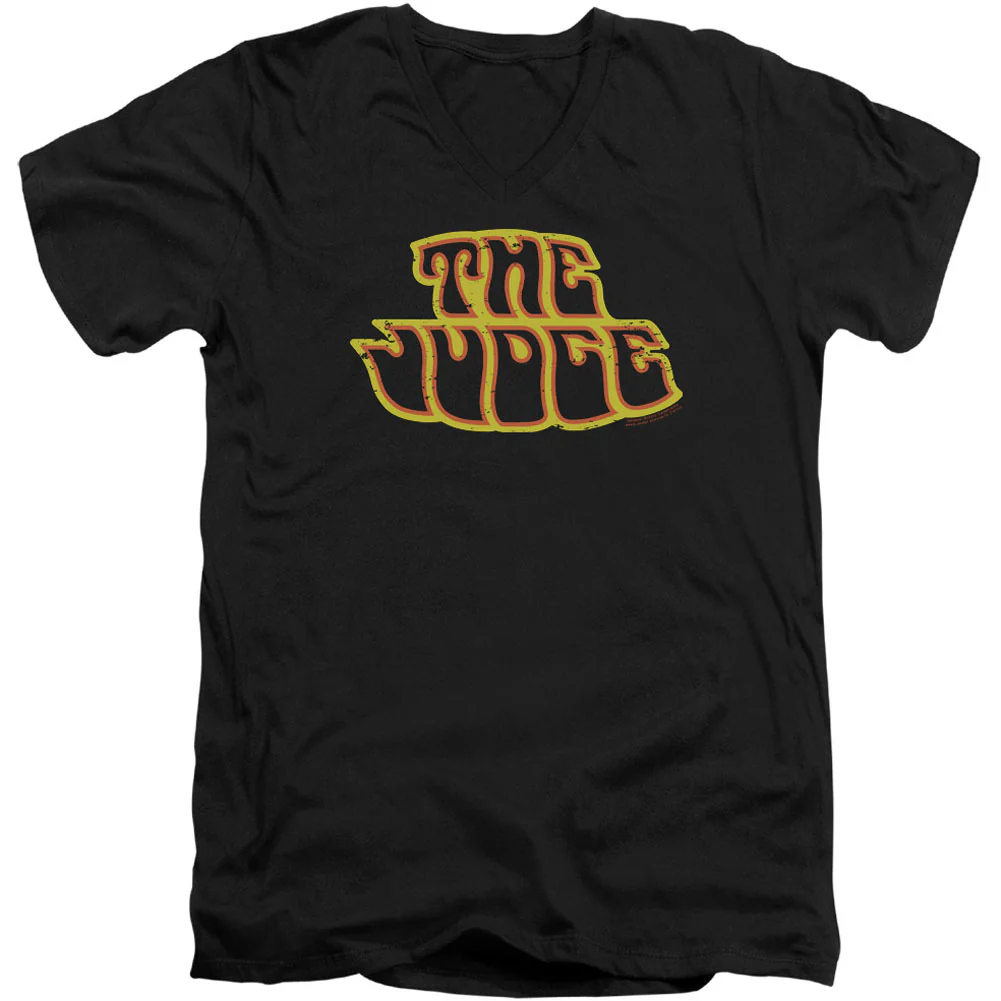 Pontiac Judge Logo Adult V-Neck Slim Fit T-shirt