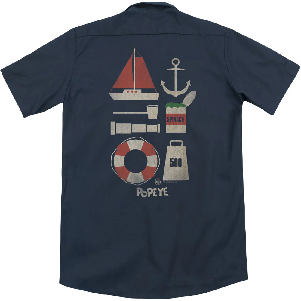 Popeye Items(Back Print) Workshirt - Image 2