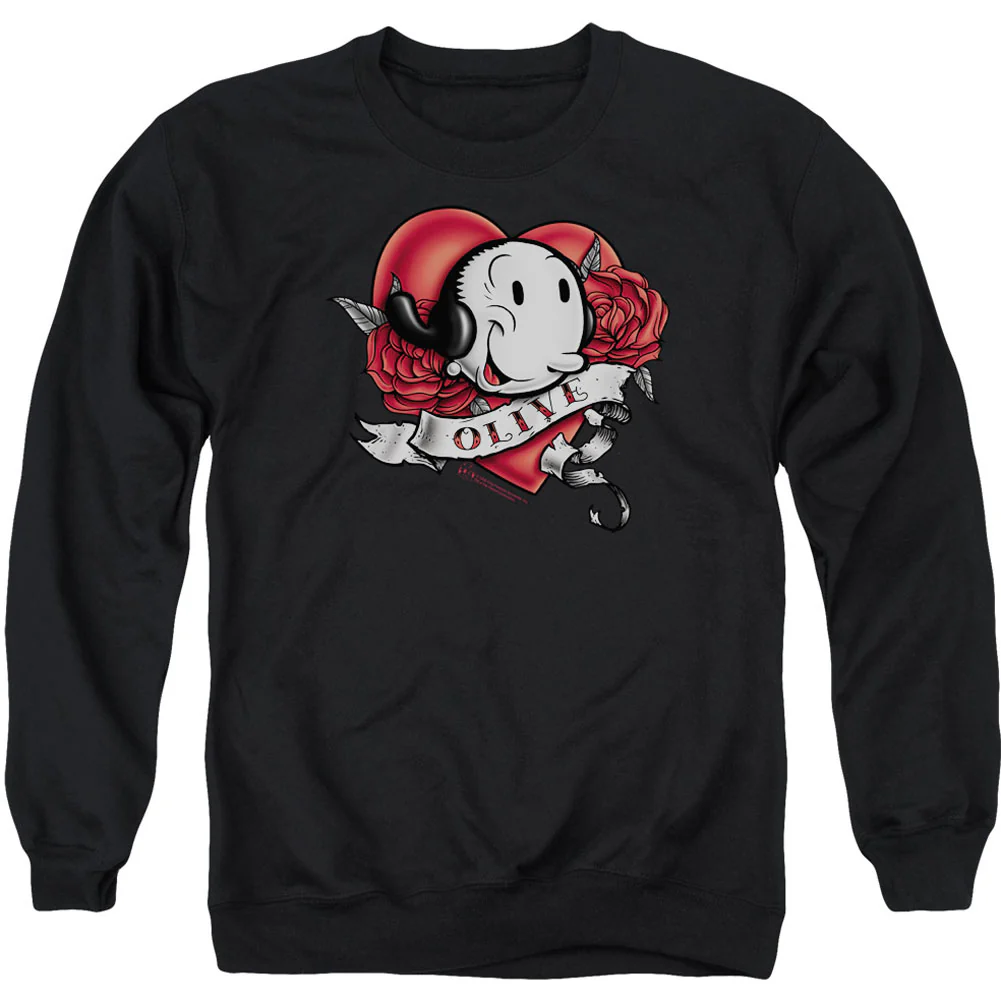 Popeye Olive Tattoo Adult Sweatshirt
