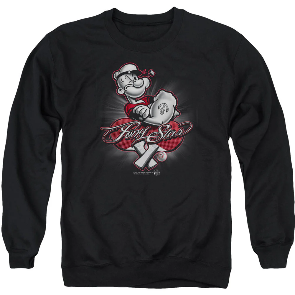 Popeye Pong Star Adult Sweatshirt
