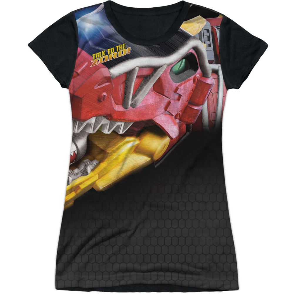 Power Rangers Big Zord Sublimation Junior Top