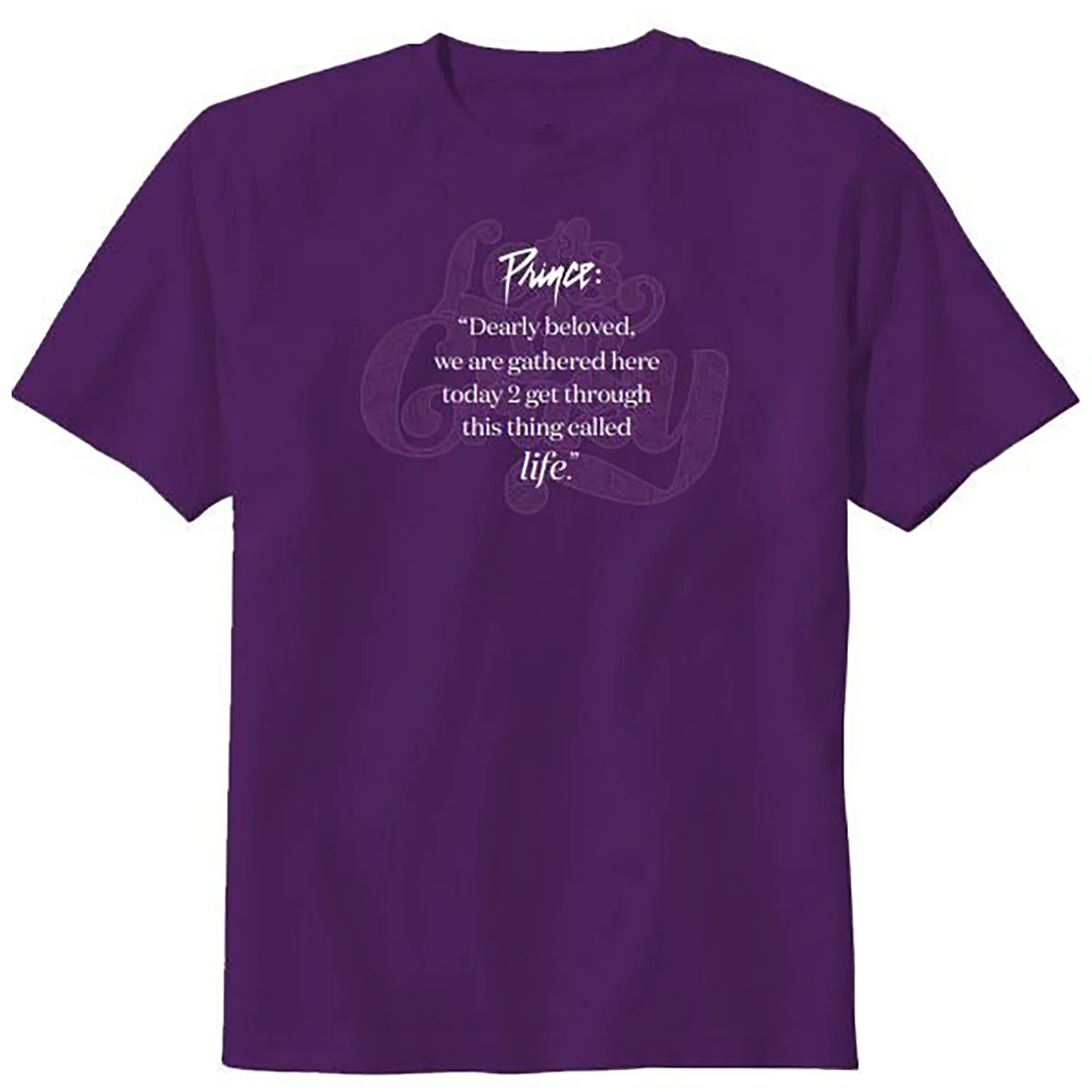 Prince Dearly Beloved Tee (Purple) T-shirt