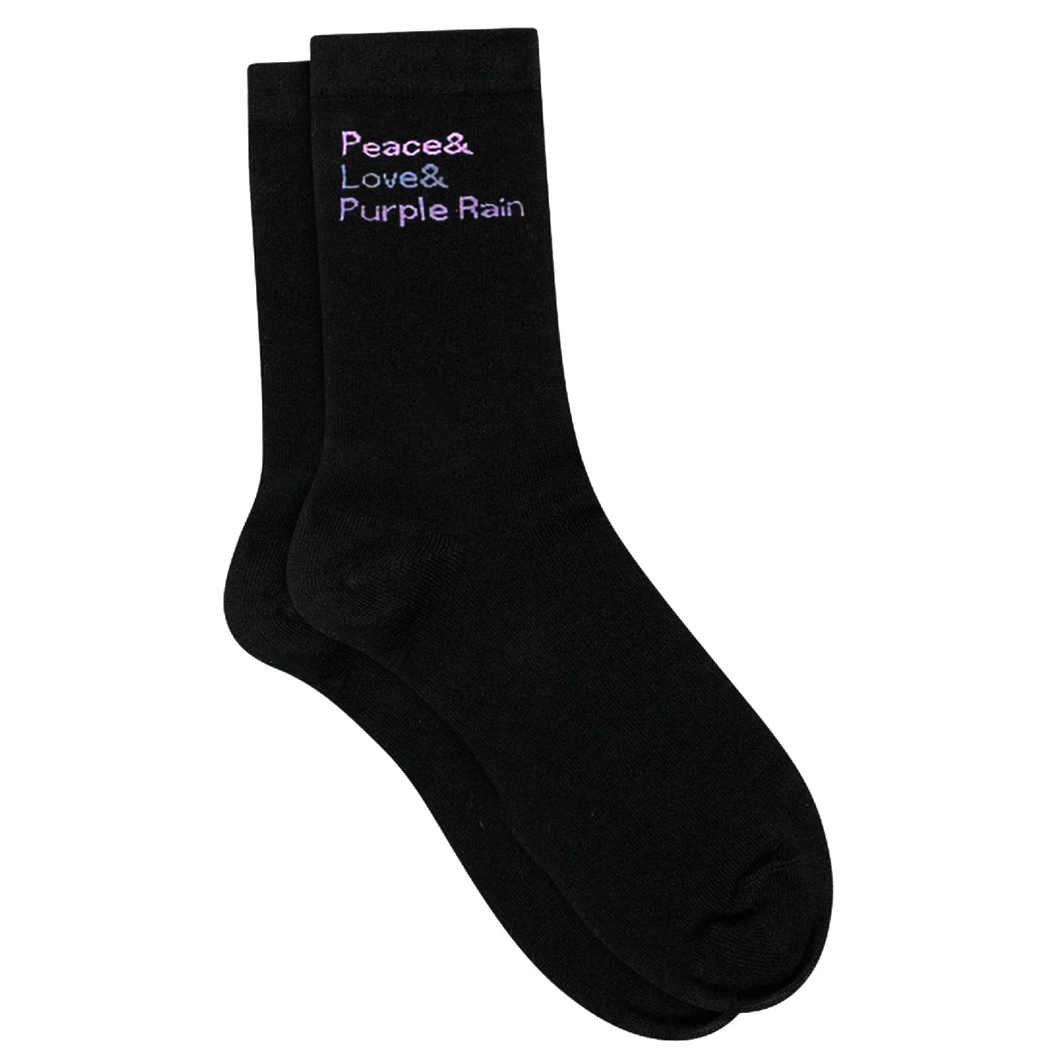 Prince Peace & Love & Purple Rain Socks Socks