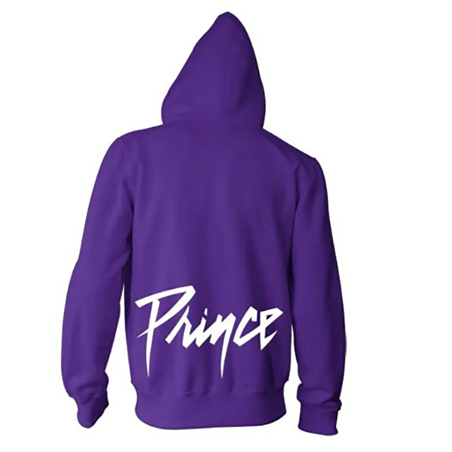 Prince Symbol Zip Hoodie Zippered Hooded Sweatshirt - Image 2