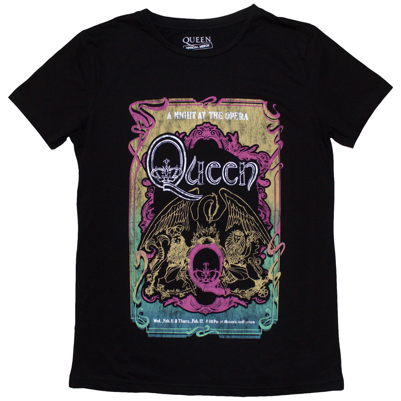 Queen A Night At The Opera Tour '76 Junior Top