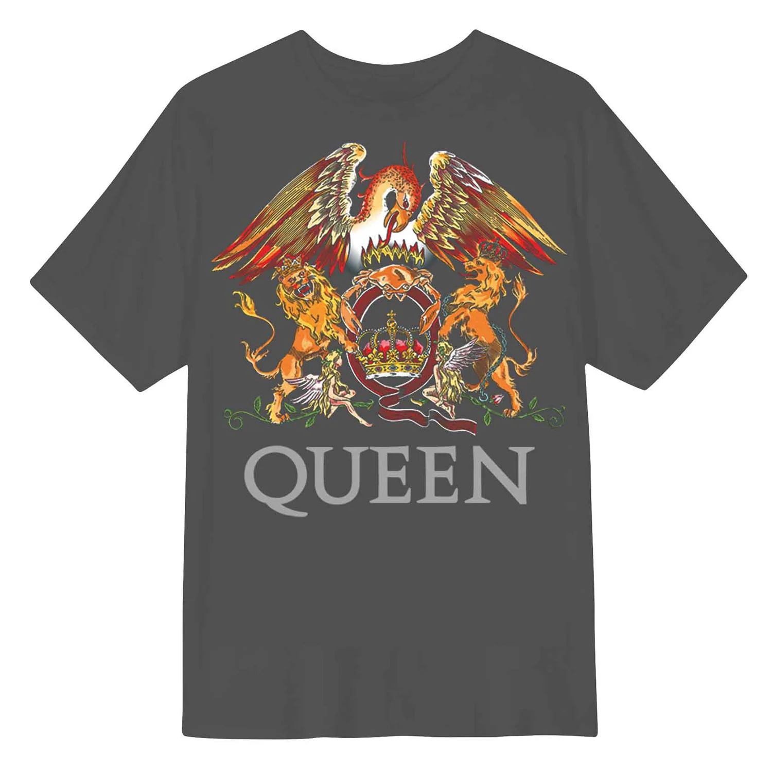 Queen Color Greatest Hits Crest T-shirt